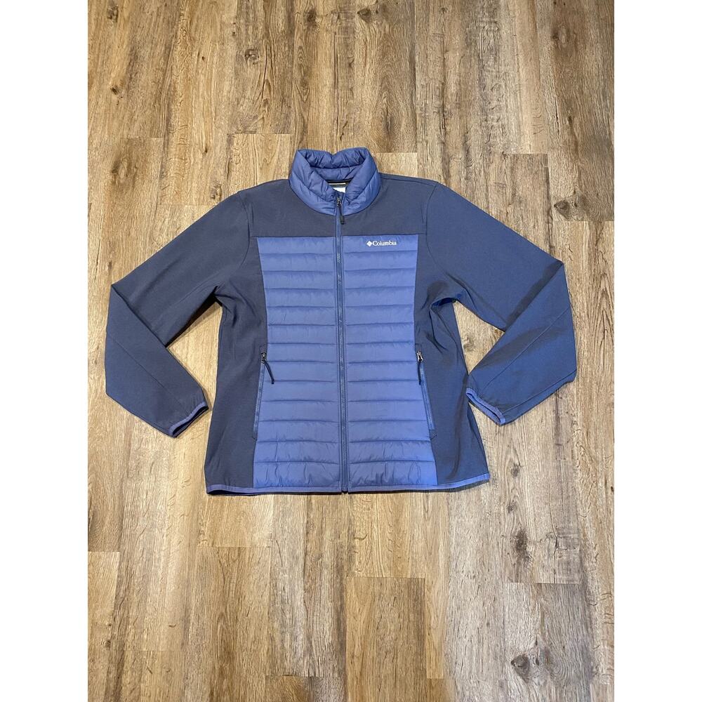 Columbia Track Lines Hybrid Women’s Puffer Jacket Size XL